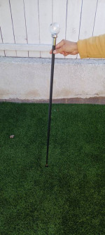 17 Fancy Walking Hiking Sticks Canes with glass ball top