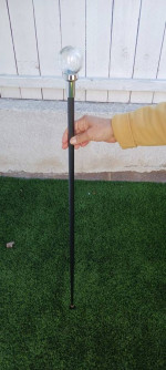 17 Fancy Walking Hiking Sticks Canes with glass ball top
