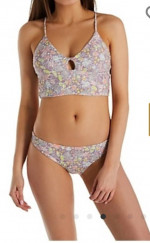 Brand New Raisins Versailles Longline Swim Top & Bottom