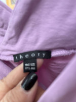 Theory Purple V Neck Top
