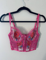 Hot pink For Love and Lemons Corset Top