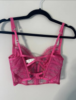 Hot pink For Love and Lemons Corset Top