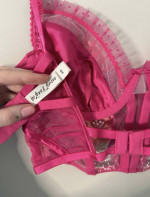 Hot pink For Love and Lemons Corset Top