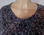 Brittany Sparkly Black Top
