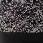 Brittany Sparkly Black Top
