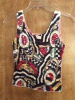 C’est Duo tank top size large