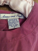 Silk top size small