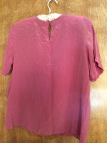 Silk top size small
