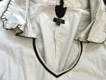 OM BODY corset top shirt, Medium, festival, pleated, Burning Man Playa