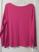 Macy's Charter Club, Dressy, Top, Pink!, Size L