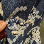 WOMENS CHARMING FLORAL PEPLUM TOP SIZE M