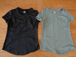 Women's summer/workout top + sports bra--size small