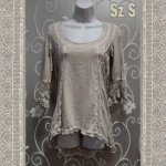 WOMENS VINTAGE INSPIRED GYPSY STYLE TOP SIZE S