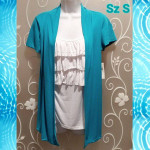 NEW WOMENS 2FER STYLE RUFFLE TOP SIZE S