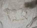 White laced crop top
