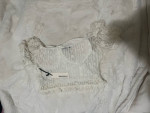 White laced crop top