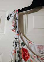 Plus Size Torrid Top and Lane Bryant Dress, both size 28