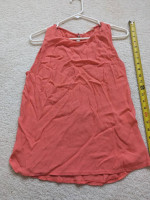Sophie Rue top shirt blouse orange rust M womens girls cute summer out
