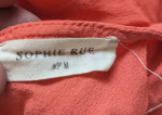 Sophie Rue top shirt blouse orange rust M womens girls cute summer out