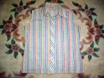 Vintage 1970s New Sleeveless Checkered Top *