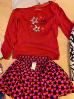 4-5t festive/Valentine’s dresses and sweaters