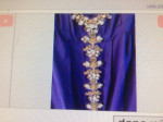 DRESS by Nicole Miller w/ Swarovsky crystals in the front-size 6/8