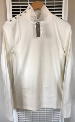 (NEW) (1 AVAILABLE) WOMEN’S J.CREW IVORY PERFECT-FIT TURTLENECK