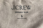 (NEW)-3 SIZES-WOMEN’S J.CREW ORGANIC SLUB COTTON FLUTTER-SLEEVE TSHIRT