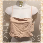 NEW SAHLT WOMENS SHAPE WEAR STYLE CROP TOP SZ XL
