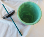 2016 Starbucks Tropical Floral Teal 24oz Tumbler New without tags