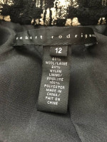 Robert Rodriguez Black & White Wool Blend Jacket Size 12
