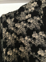 Robert Rodriguez Black & White Wool Blend Jacket Size 12