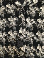 Robert Rodriguez Black & White Wool Blend Jacket Size 12