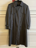 Gray London Towne Men's Trench Coat