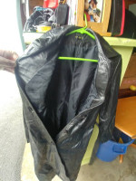 Women's Ladies Black Leather Full Length Coat Jacket