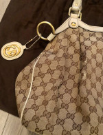 Gucci Medium GG Canvas Sukey Tote