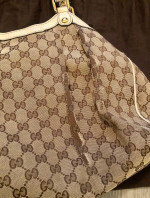 Gucci Medium GG Canvas Sukey Tote