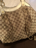 Gucci Medium GG Canvas Sukey Tote