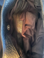 Beautiful Soft, Calvin Klein textured leather black shoulder bag