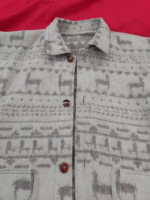 Heavy wool Coat/jacket with Llama Designs