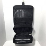 DOPP Black Hanging Toiletry Travel Bag