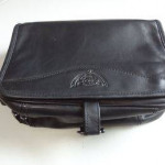 DOPP Black Hanging Toiletry Travel Bag