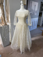 Vintage 50’s Cream Lace Dress