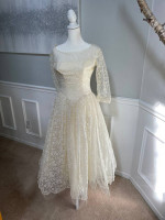 Vintage 50’s Cream Lace Dress