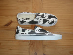 Brand New - Vans Customs Slip On - White Cow Print - Men's Size 8.5