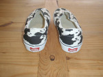 Brand New - Vans Customs Slip On - White Cow Print - Men's Size 8.5