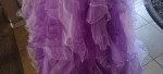 FANCY PROM SPECIAL OCCASION LONG PURPLE JEWELED DRESS ASPEED S