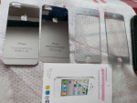 2x front and back tempered glass for iphone 5, 5s, 5se screen protecto