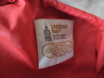 London fog overcoat. 10 reg size red interior coat winter rain