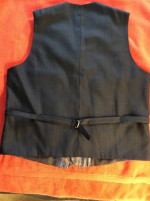 INDIAN TRADITIONAL MALE WEAR BLUE KURTA PAJAMA VEST COAT SET